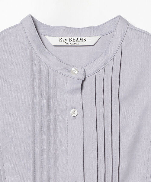 Ray BEAMS（レイビームス）の「Ray BEAMS / キルト カラー ピンタック ワンピース（ワンピース・レディース・ブラック/ラベンダー・ONE SIZE）」の11枚目の写真