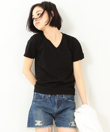 HANES | 【FUDGE 5月号掲載】HANES / POCKET V-NECK TEE■(Tシャツ/カットソー)