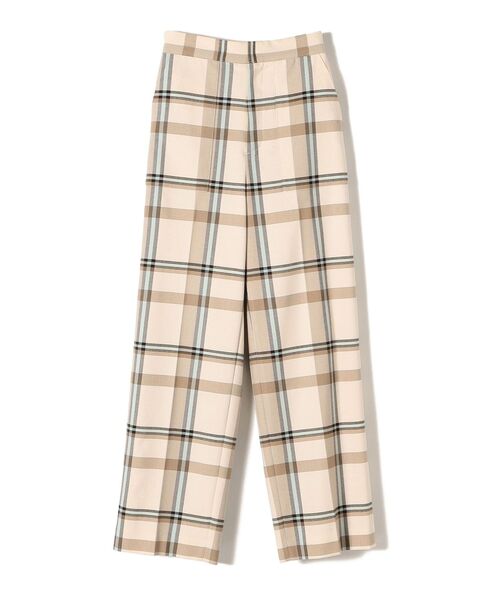 SHIPS(シップス)の「〈手洗い可能〉カラーチェックセミワイドパンツ◆(その他パンツ・レディース・ベージュ/ネイビー・34/36/38/40)」の22枚目の写真