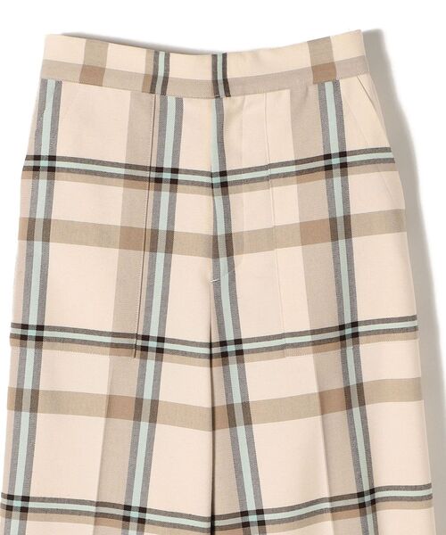 SHIPS(シップス)の「〈手洗い可能〉カラーチェックセミワイドパンツ◆(その他パンツ・レディース・ベージュ/ネイビー・34/36/38/40)」の15枚目の写真