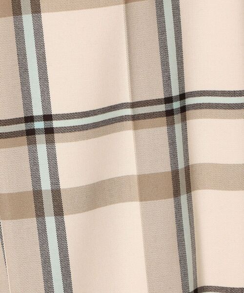 SHIPS(シップス)の「〈手洗い可能〉カラーチェックセミワイドパンツ◆(その他パンツ・レディース・ベージュ/ネイビー・34/36/38/40)」の6枚目の写真