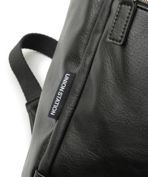 UNION STATION（ユニオンステーション）の「【PRO-SPERITY/プロスペリティ】別注シンセティックレザーバックパック（バックパック/リュック・メンズ・ブラック/グレー/ネイビー・FREE）」の13枚目の写真