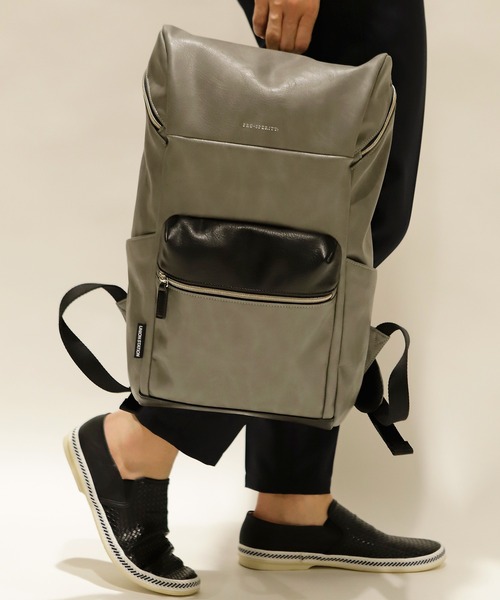 UNION STATION（ユニオンステーション）の「【PRO-SPERITY/プロスペリティ】別注シンセティックレザーバックパック（バックパック/リュック・メンズ・ブラック/グレー/ネイビー・FREE）」の8枚目の写真