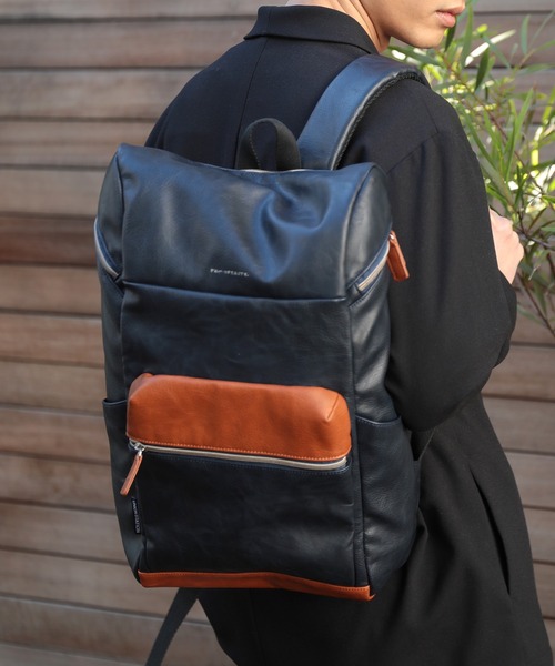 UNION STATION（ユニオンステーション）の「【PRO-SPERITY/プロスペリティ】別注シンセティックレザーバックパック（バックパック/リュック・メンズ・ブラック/グレー/ネイビー・FREE）」の4枚目の写真