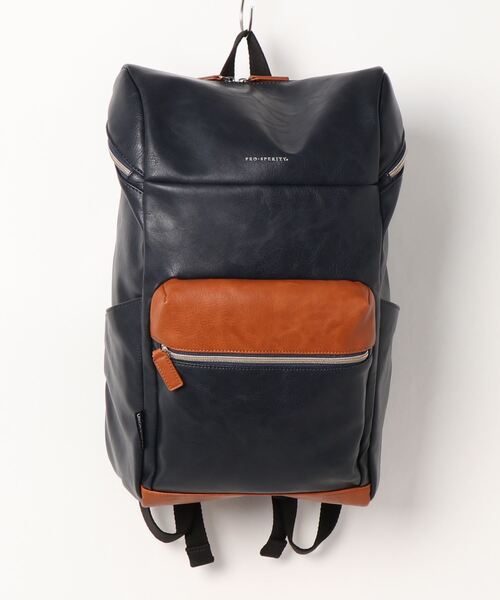 UNION STATION（ユニオンステーション）の「【PRO-SPERITY/プロスペリティ】別注シンセティックレザーバックパック（バックパック/リュック・メンズ・ブラック/グレー/ネイビー・FREE）」の6枚目の写真