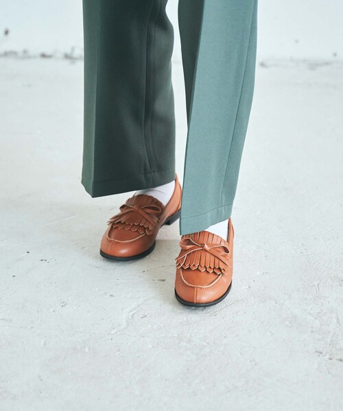 coen（コーエン）の「ダブルキルトローファー（ローファー・レディース・ブラック/ブラウン・X-LARGE/MEDIUM/LARGE/SMALL）」の4枚目の写真