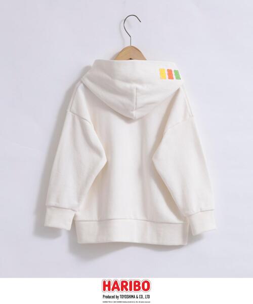 coen（コーエン）の「【coen キッズ】HARIBO(ハリボー)別注プリント裏毛パーカー（パーカー・キッズ・ホワイト・100/110/120/130）」の3枚目の写真
