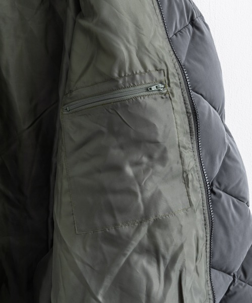 Champion（チャンピオン）の「Champion チャンピオン オーバーサイズ ジップアップダウンジャケット C3-U615（ダウンジャケット/コート・メンズ・ブラック/ベージュ/オリーブ・M/L/XL）」の20枚目の写真