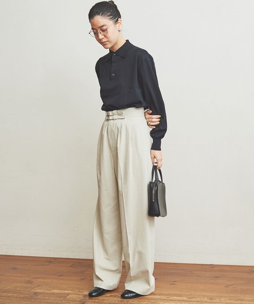 fig Ｌondon（フィグロンドン）の「GV　Latine　グルカPT（その他パンツ・レディース・ブラック/アイボリー・FREE）」の3枚目の写真