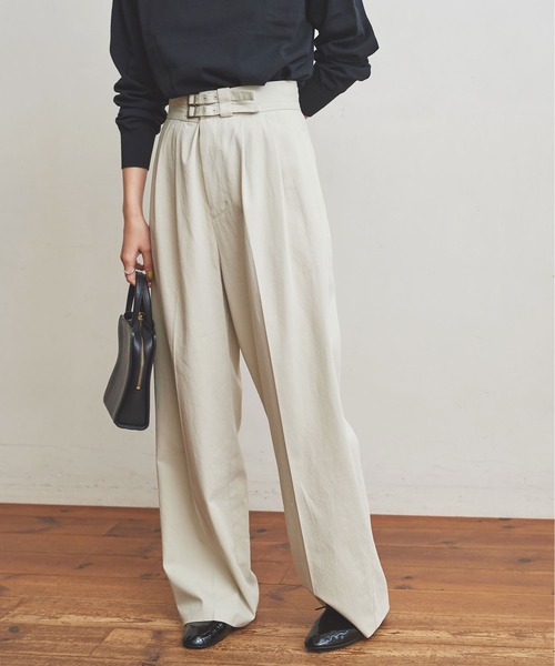 fig Ｌondon（フィグロンドン）の「GV　Latine　グルカPT（その他パンツ・レディース・ブラック/アイボリー・FREE）」の10枚目の写真