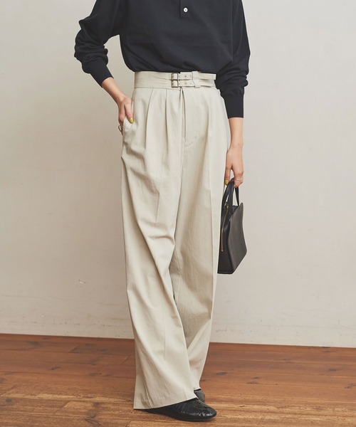 fig Ｌondon（フィグロンドン）の「GV　Latine　グルカPT（その他パンツ・レディース・ブラック/アイボリー・FREE）」の11枚目の写真