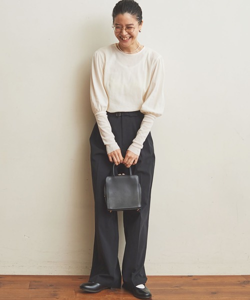 fig Ｌondon（フィグロンドン）の「GV　Latine　グルカPT（その他パンツ・レディース・ブラック/アイボリー・FREE）」の7枚目の写真