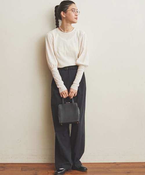 fig Ｌondon（フィグロンドン）の「GV　Latine　グルカPT（その他パンツ・レディース・ブラック/アイボリー・FREE）」の8枚目の写真