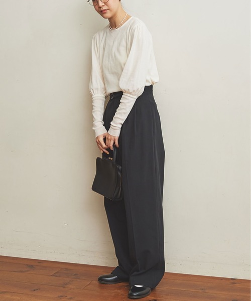 fig Ｌondon（フィグロンドン）の「GV　Latine　グルカPT（その他パンツ・レディース・ブラック/アイボリー・FREE）」の21枚目の写真