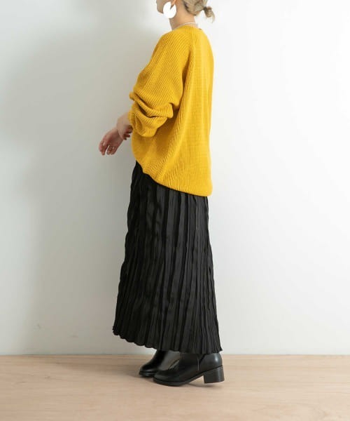 iI(アイ)の「iI crewneck knit(ニット/セーター・レディース・ネイビー/ピンク/イエロー/ブルー・FREE)」の16枚目の写真