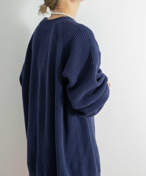 iI(アイ)の「iI crewneck knit(ニット/セーター・レディース・ネイビー/ピンク/イエロー/ブルー・FREE)」の17枚目の写真