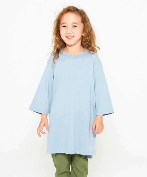 FOV（フォブ）の「FOV PLAIN  サイドスリット チュニック（Tシャツ/カットソー・キッズ・カーキ/グレー/ブルー系その他/ラベンダー/ホワイト系その他2・XL/M/L/S/F）」の9枚目の写真