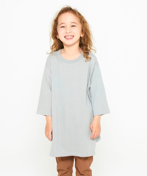 FOV（フォブ）の「FOV PLAIN  サイドスリット チュニック（Tシャツ/カットソー・キッズ・カーキ/グレー/ブルー系その他/ラベンダー/ホワイト系その他2・XL/M/L/S/F）」の7枚目の写真