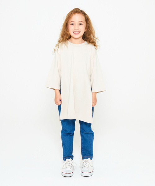 FOV（フォブ）の「FOV PLAIN  サイドスリット チュニック（Tシャツ/カットソー・キッズ・カーキ/グレー/ブルー系その他/ラベンダー/ホワイト系その他2・XL/M/L/S/F）」の11枚目の写真