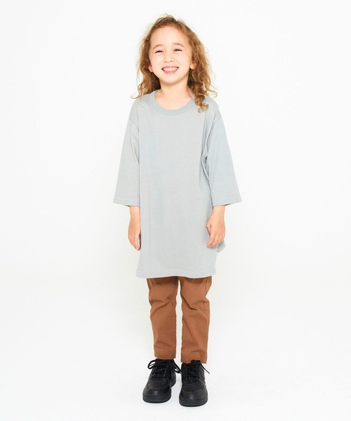 FOV（フォブ）の「FOV PLAIN  サイドスリット チュニック（Tシャツ/カットソー・キッズ・カーキ/グレー/ブルー系その他/ラベンダー/ホワイト系その他2・XL/M/L/S/F）」の12枚目の写真