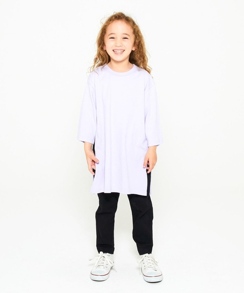 FOV（フォブ）の「FOV PLAIN  サイドスリット チュニック（Tシャツ/カットソー・キッズ・カーキ/グレー/ブルー系その他/ラベンダー/ホワイト系その他2・XL/M/L/S/F）」の15枚目の写真