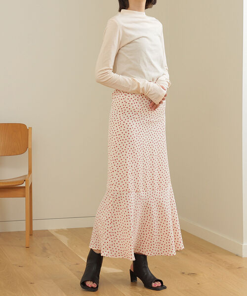 BeAMS DOT（ビームスドット）の「【WEB限定】BeAMS DOT / ベーシック モックネックカットソー（Tシャツ/カットソー・レディース・ピンク/グリーン/ホワイト系その他5・FREE）」の6枚目の写真