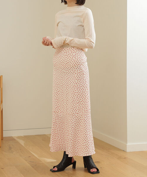 BeAMS DOT（ビームスドット）の「【WEB限定】BeAMS DOT / ベーシック モックネックカットソー（Tシャツ/カットソー・レディース・ピンク/グリーン/ホワイト系その他5・FREE）」の7枚目の写真