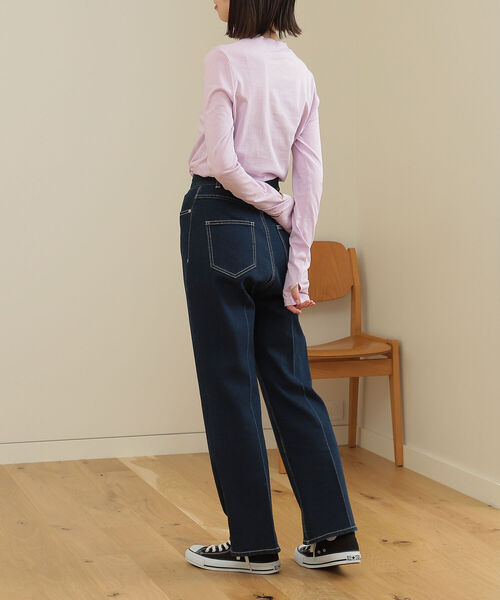 BeAMS DOT（ビームスドット）の「【WEB限定】BeAMS DOT / ベーシック モックネックカットソー（Tシャツ/カットソー・レディース・ピンク/グリーン/ホワイト系その他5・FREE）」の12枚目の写真