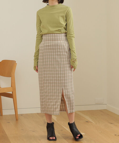 BeAMS DOT（ビームスドット）の「【WEB限定】BeAMS DOT / ベーシック モックネックカットソー（Tシャツ/カットソー・レディース・ピンク/グリーン/ホワイト系その他5・FREE）」の16枚目の写真