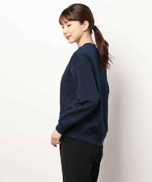 PICCIN（ピッチン）の「ビーズ刺繍プルオーバー（スウェット・レディース・ネイビー/オフホワイト/グレイッシュベージュ・M）」の14枚目の写真