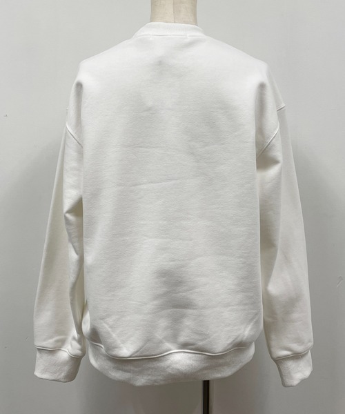 PICCIN（ピッチン）の「ビーズ刺繍プルオーバー（スウェット・レディース・ネイビー/オフホワイト/グレイッシュベージュ・M）」の7枚目の写真