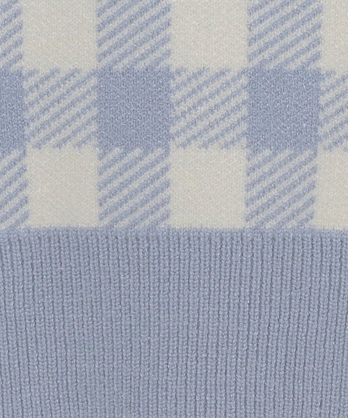 GLOBAL WORK（グローバルワーク）の「AND YUA ANY/洗える柄ニットカーディガン/259174（カーディガン/ボレロ・キッズ・ライトブルー/ブラック/ライトグリーン・150cm/160cm）」の7枚目の写真