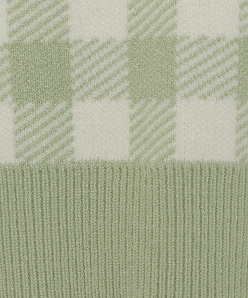 GLOBAL WORK（グローバルワーク）の「AND YUA ANY/洗える柄ニットカーディガン/259174（カーディガン/ボレロ・キッズ・ライトブルー/ブラック/ライトグリーン・150cm/160cm）」の11枚目の写真