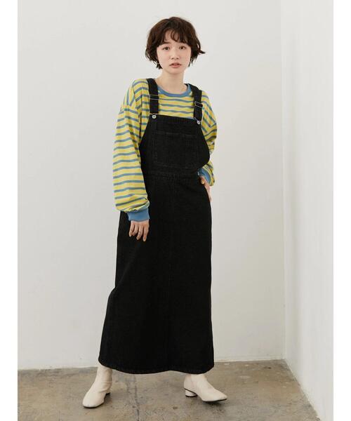 AMERICAN HOLIC(アメリカンホリック)の「カラーボーダーカットプルオーバー(Tシャツ/カットソー・レディース・グリーン/サックスブルー・M/L)」の6枚目の写真