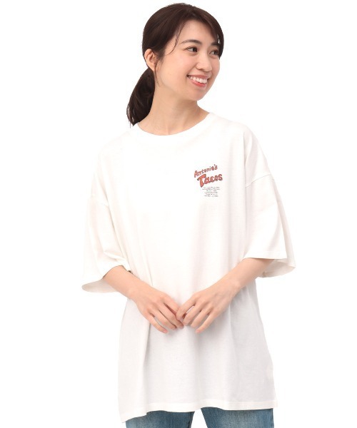 EDWIN（エドウィン）の「【ユニセックス】EDWINコラボ タコスＴシャツ 【EDWIN×チチカカ】（Tシャツ/カットソー・レディース・ホワイト/その他1・FREE）」の7枚目の写真