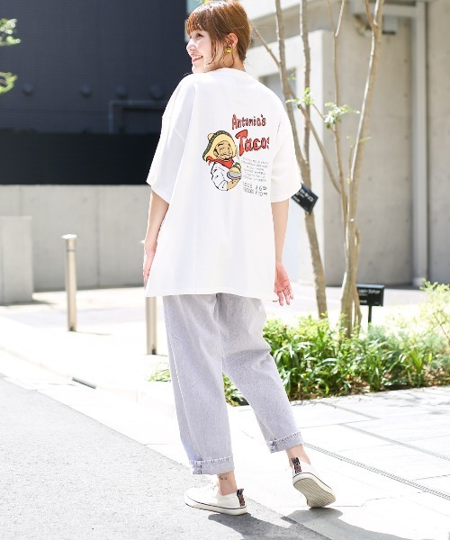 EDWIN（エドウィン）の「【ユニセックス】EDWINコラボ タコスＴシャツ 【EDWIN×チチカカ】（Tシャツ/カットソー・レディース・ホワイト/その他1・FREE）」の3枚目の写真