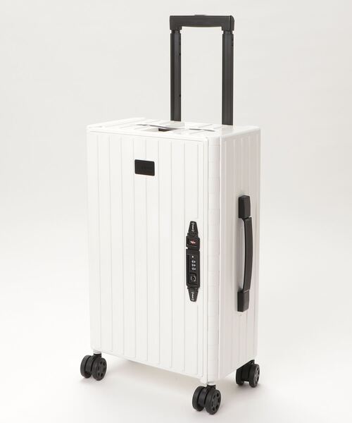 &.FLAT(アンドフラット)の「【&.FLAT / アンドフラット】 コンパクト キャリーケース(スーツケース/キャリーバッグ・メンズ・ホワイト/ブラック/レッド/ピンク/シルバー/ブルー・FREE)」の1枚目の写真