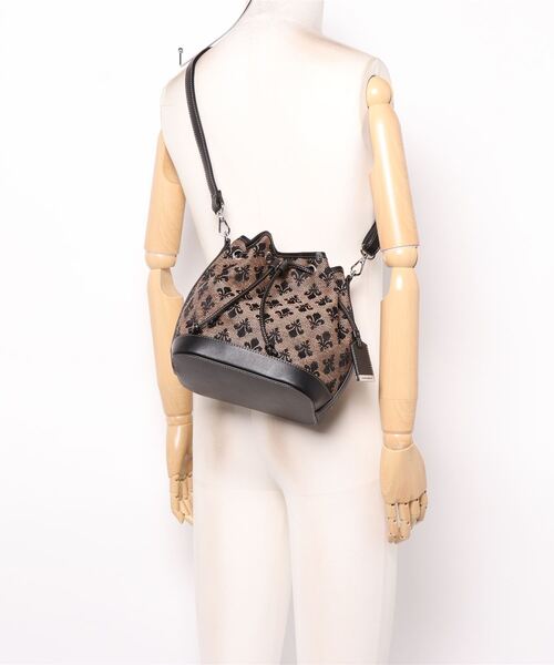 PATRICK COX（パトリック・コックス）の「PATRICK COX(パトリック・コックス)　BC・リリィバスケット　ショルダー（ショルダーバッグ・レディース・ブラック/ベージュ・FREE）」の7枚目の写真