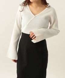 Heather | ナナメボタンピタニット　272533(ニット/セーター)