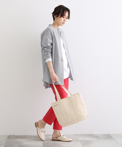 INDIVI(インディヴィ)の「【LIFE】コットンキャンバストートバッグ(トートバッグ・レディース・オフホワイト・00)」の10枚目の写真