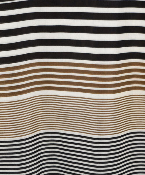 TOMORROWLAND （トゥモローランド）の「ランダムストライプノースリーブブラウス（シャツ/ブラウス・レディース・ブラウン系その他・36）」の6枚目の写真