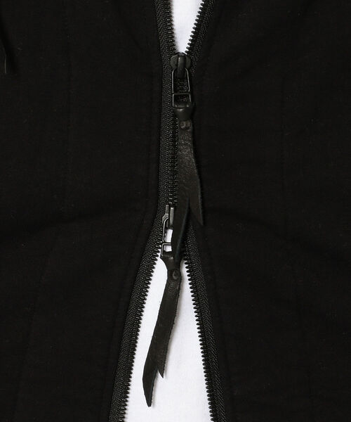 KMRii（ケムリ）の「KMRii/ケムリ/BACK STITCH COTTON N/S PK（パーカー・メンズ・ブラック・2/1）」の7枚目の写真