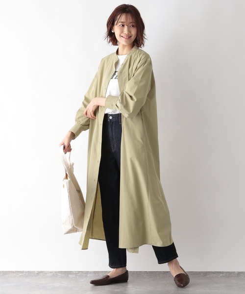 GLOBAL WORK(グローバルワーク)の「ピンタックレイヤード2Pワンピース/262889(ワンピース・レディース・ダークグレー/マスタード/アイボリー・FREE)」の16枚目の写真