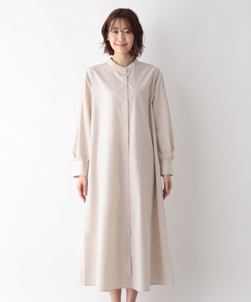 GLOBAL WORK(グローバルワーク)の「ピンタックレイヤード2Pワンピース/262889(ワンピース・レディース・ダークグレー/マスタード/アイボリー・FREE)」の18枚目の写真