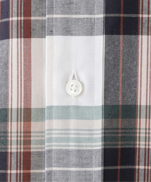 EDIFICE（エディフィス）の「D.ALEN ボタンダウン マドラスチェック シャツ(ブラウン)（シャツ/ブラウス・メンズ・チョコ・SMALL/MEDIUM/LARGE）」の11枚目の写真