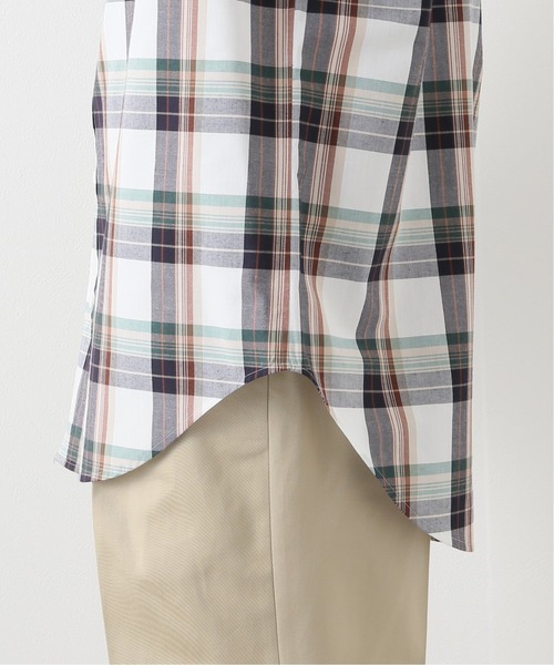 EDIFICE（エディフィス）の「D.ALEN ボタンダウン マドラスチェック シャツ(ブラウン)（シャツ/ブラウス・メンズ・チョコ・SMALL/MEDIUM/LARGE）」の12枚目の写真