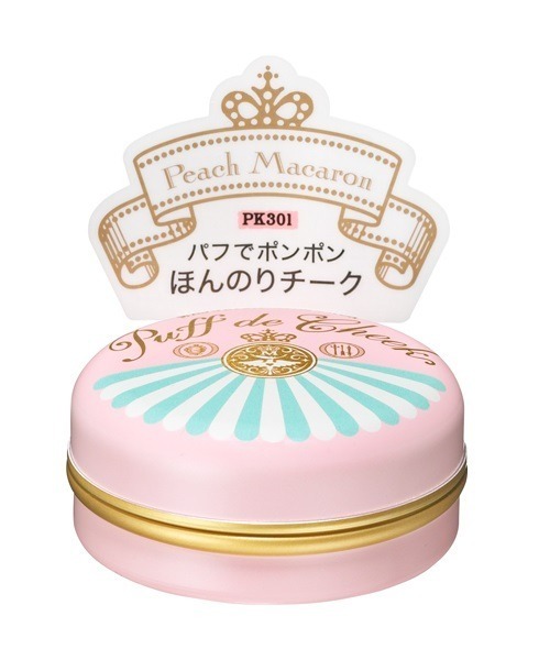 MAJOLICA MAJORCA（マジョリカマジョルカ）の「マジョリカ マジョルカ　パフ・デ・チーク（チーク・レディース・OR302　アプリコットマカロン/PK301　ピーチマカロン・ﾌﾘ-）」の3枚目の写真