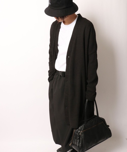 ByTheR(バイザアール)の「BYTHER 韓国ブランド テレコロングカーディガン(カーディガン/ボレロ・メンズ・ブラック・FREE)」の6枚目の写真