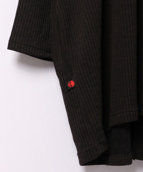 ByTheR(バイザアール)の「BYTHER 韓国ブランド テレコロングカーディガン(カーディガン/ボレロ・メンズ・ブラック・FREE)」の3枚目の写真