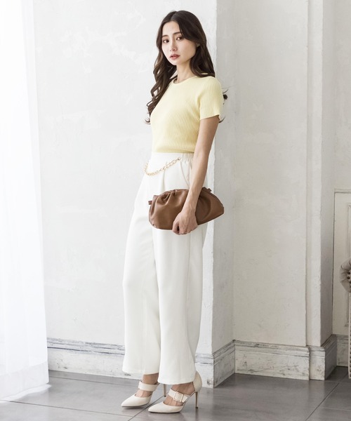 Julia Boutique（ジュリアブティック）の「3WAYチェーンギャザーショルダーバッグ/22138（ショルダーバッグ・レディース・ブラウン/パープル/ホワイト/ブラック・ONE）」の10枚目の写真